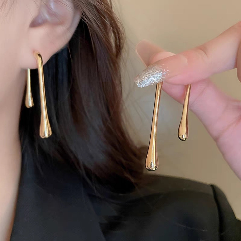Cascading Delight ✧ Gold-Plated/s925 Silver Earrings