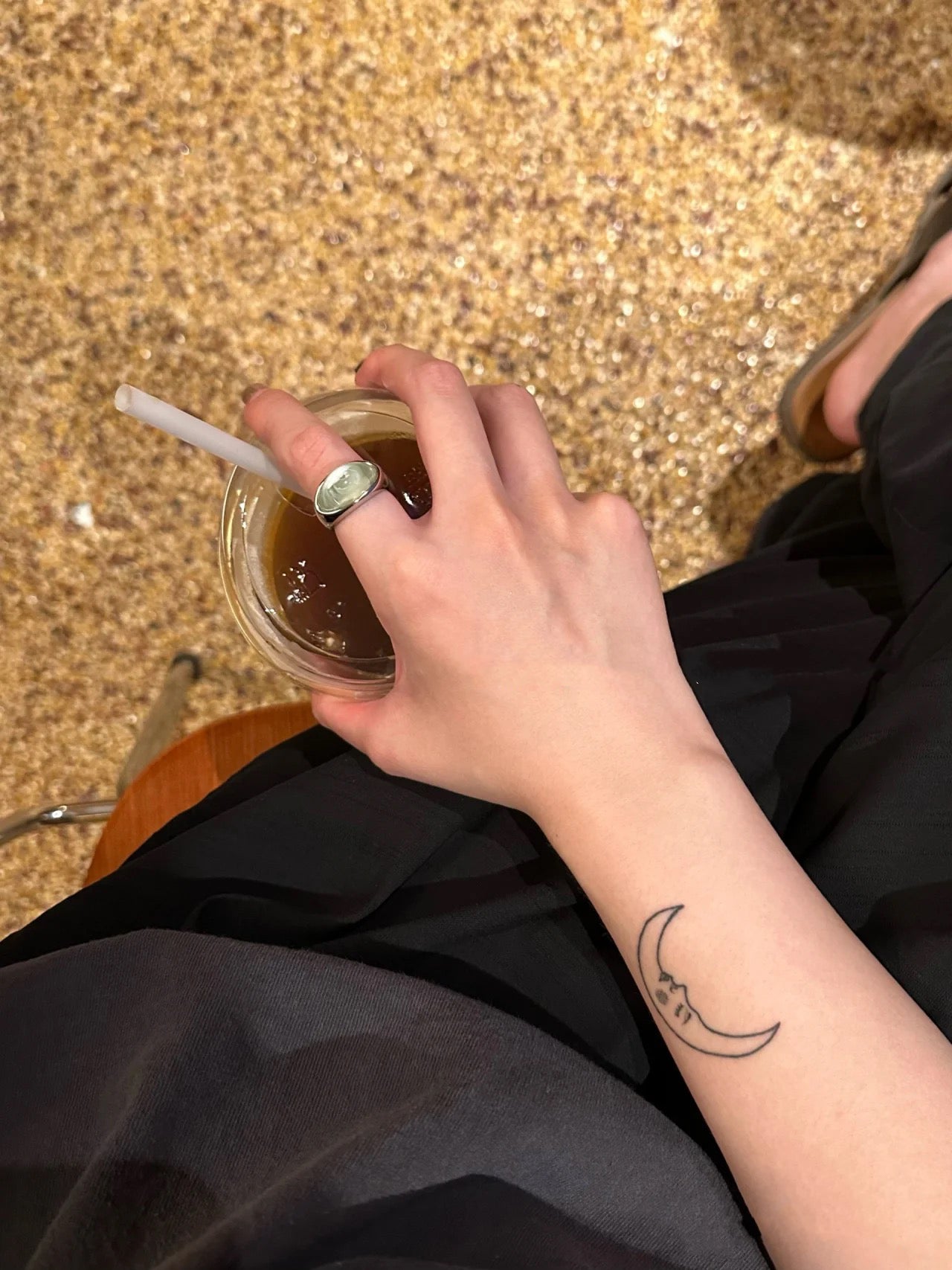 Orchid ✧ Silver/Gold-Plated Jade Ring