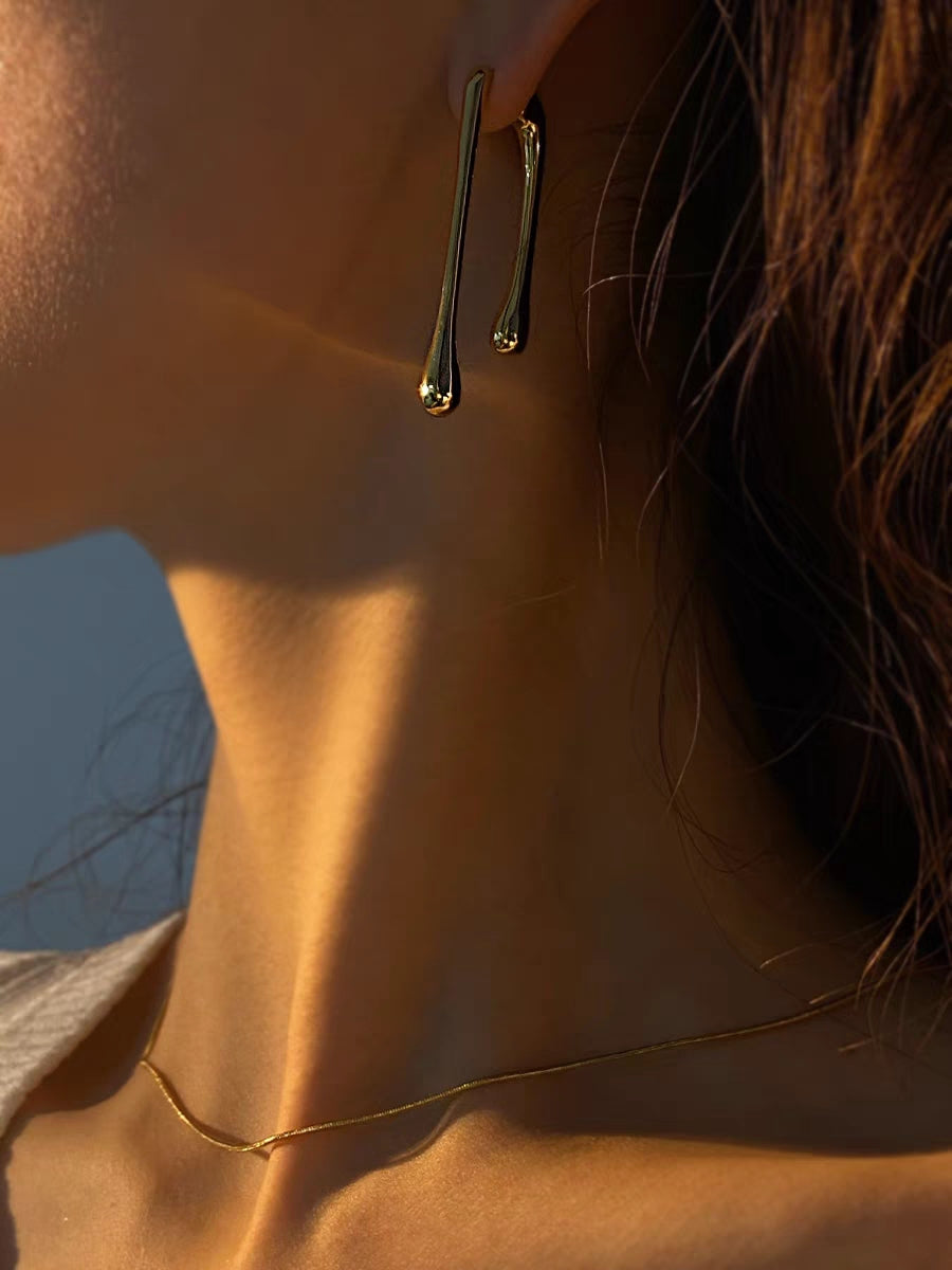 Cascading Delight ✧ Gold-Plated/s925 Silver Earrings