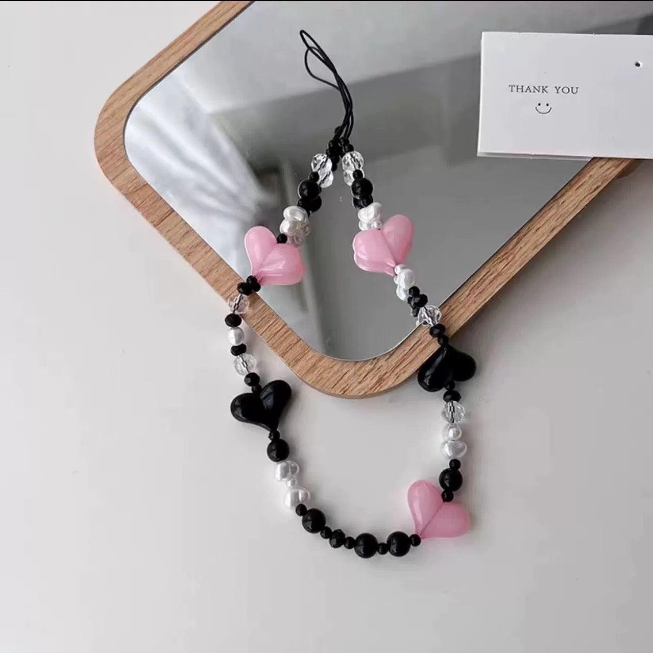 Black Pink ✧ Chain Phone Charm