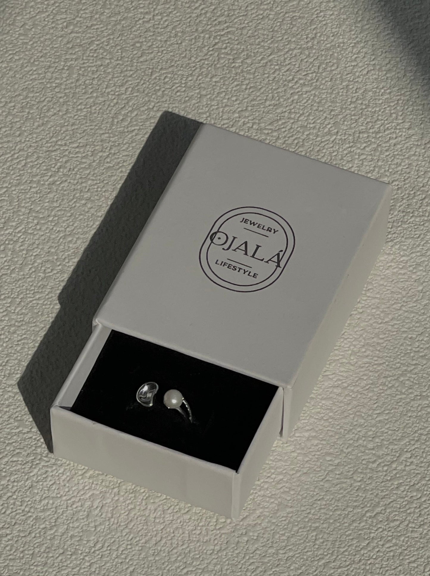 Ivory Fantasy ✧ s925 Silver Pearl Open Ring