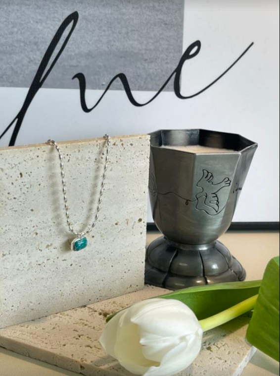 Turquoise Tranquility ✧ s925 Silver Necklace