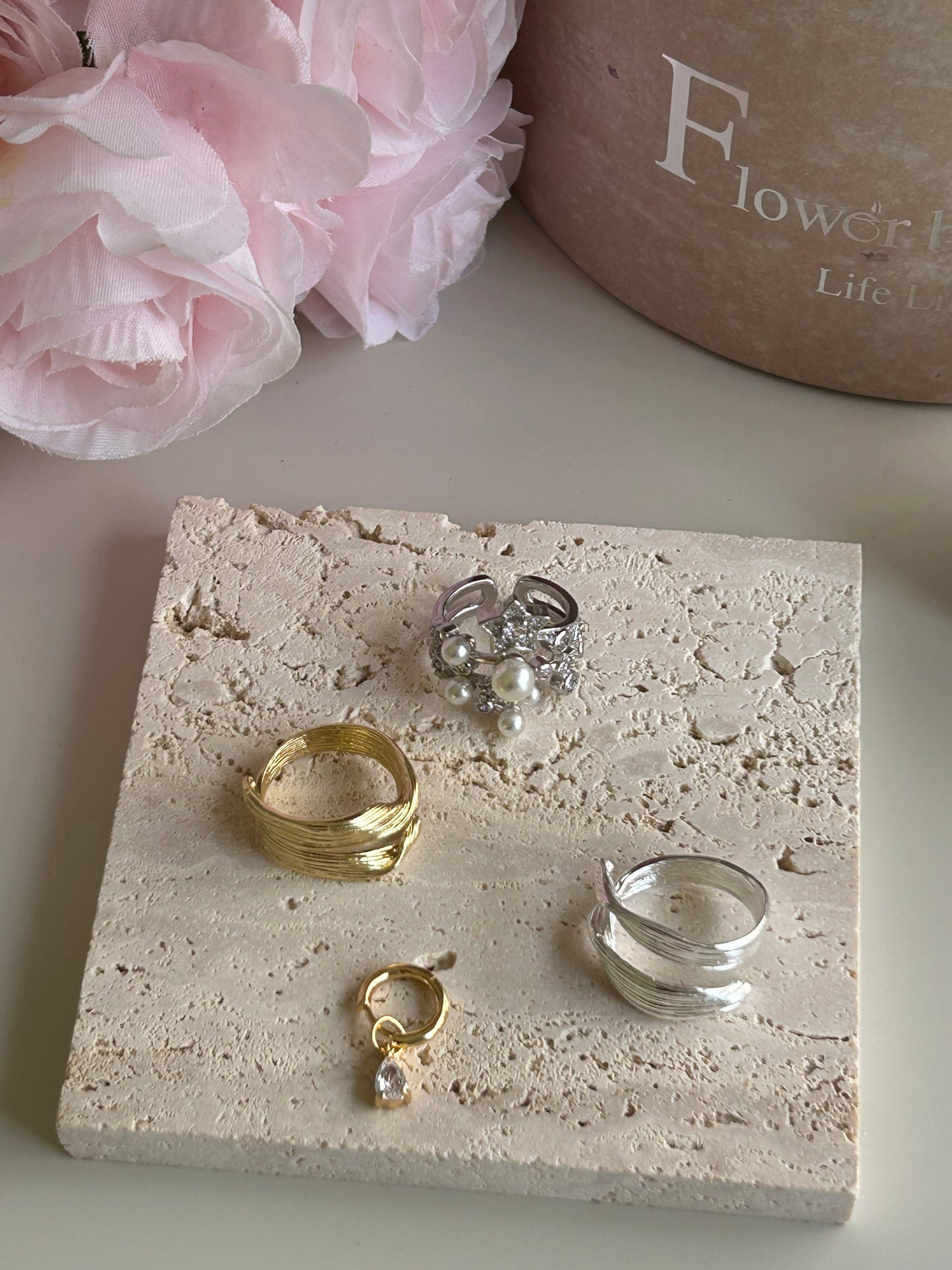 Belt ✧ Gold/Silver Tone Open Ring