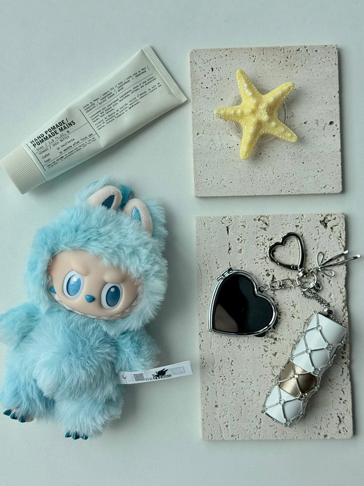 Mirror ✧ Bag Charm with lip balm holder and heart mirror