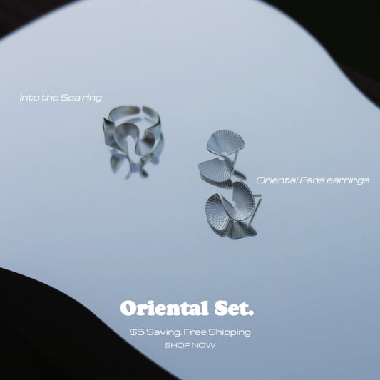 Oriental Set - Earrings & Ring