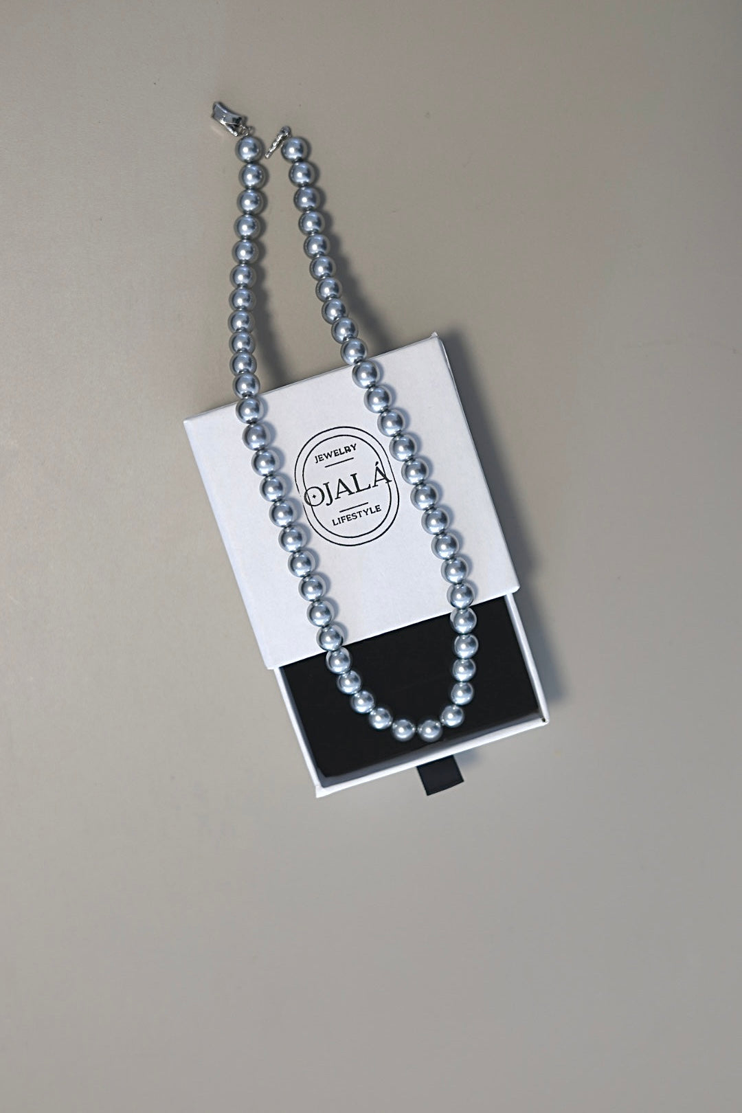 Grey Pearl ✧ Faux Pearl Necklace