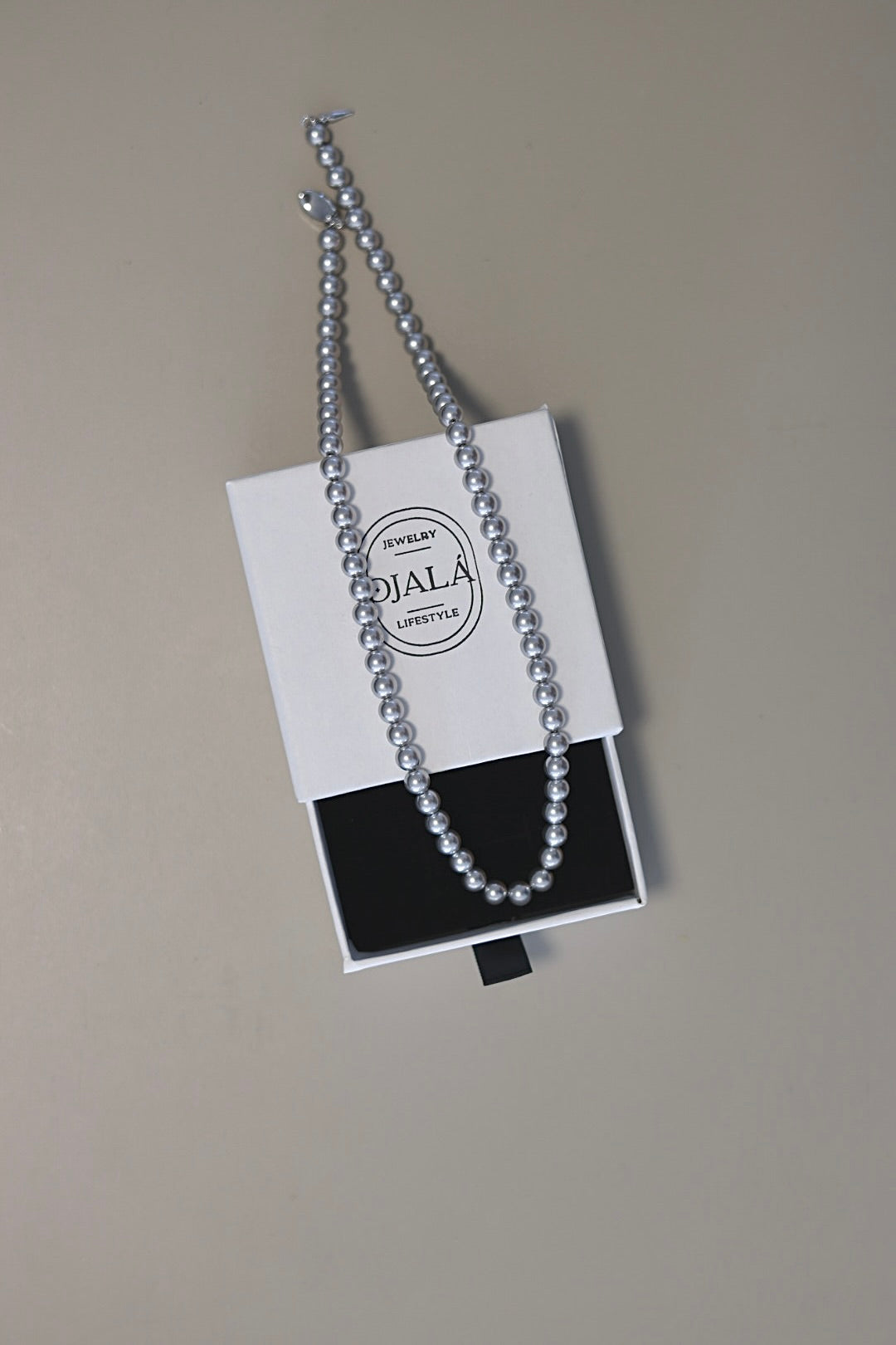 Grey Pearl ✧ Faux Pearl Necklace