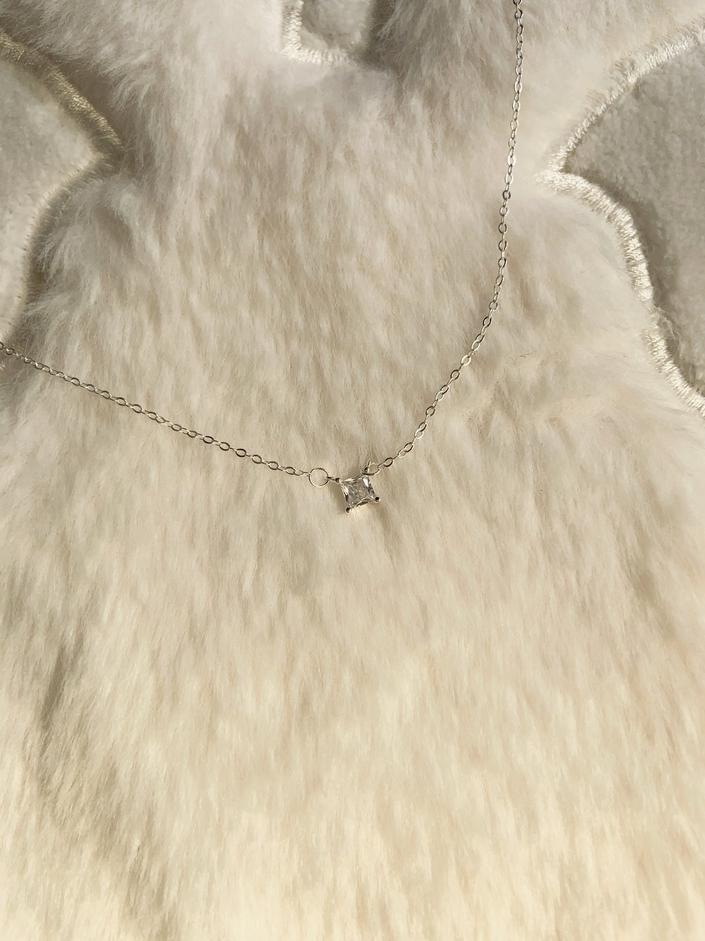 Teardrop ✧ Zircon Silver Necklace