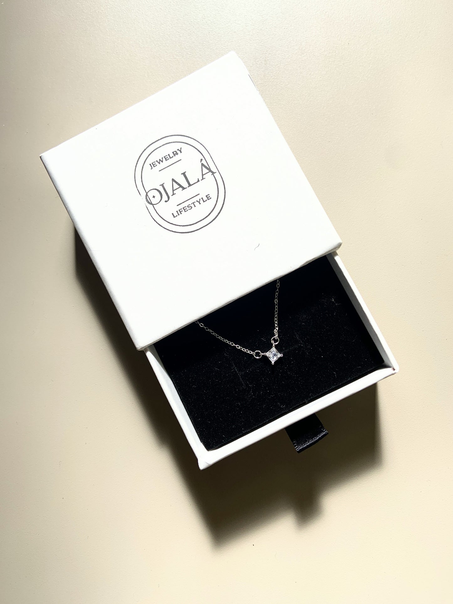 Teardrop ✧ Zircon Silver Necklace